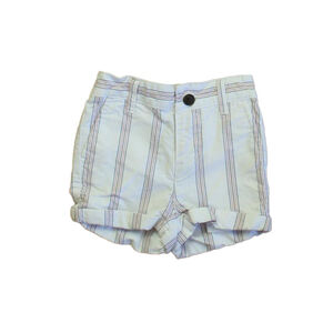 Janie and Jack Boys White | Blue Stripe Shorts size: 3-6 Months